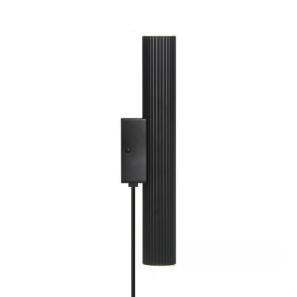 Nordlux - Stenska svetilka VICO 2xGU10/5W/230V črna