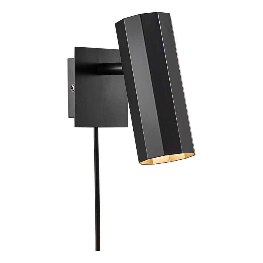 Nordlux - Stenski reflektor ALANIS 1xGU10/15W/230V črna