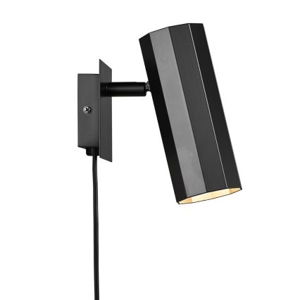 Nordlux - Stenski reflektor ALANIS 1xGU10/15W/230V črna