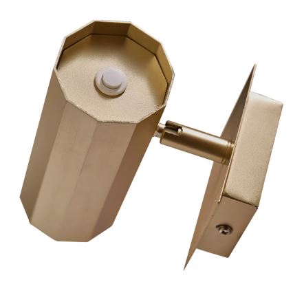Nordlux - Stenski reflektor ALANIS 1xGU10/15W/230V zlata