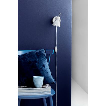 Nordlux - Stenski reflektor ASLAK 1xGU10/35W/230V bela