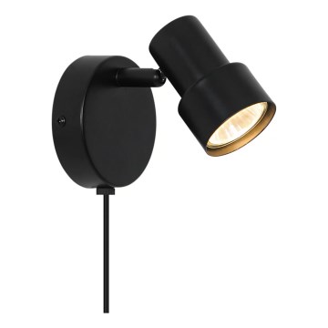 Nordlux - Stenski reflektor BOSTON 1xGU10/5W/230V črna