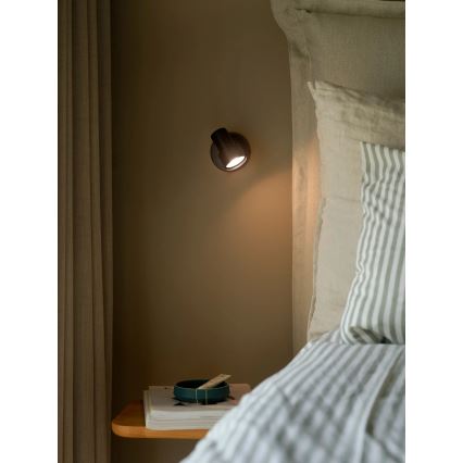 Nordlux - Stenski reflektor BOSTON 1xGU10/5W/230V črna