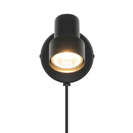 Nordlux - Stenski reflektor BOSTON 1xGU10/5W/230V črna