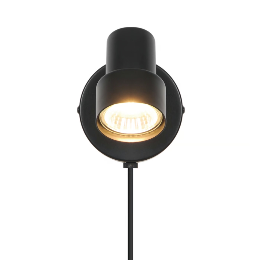 Nordlux - Stenski reflektor BOSTON 1xGU10/5W/230V črna