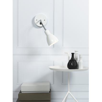 Nordlux - Stenski fleksibilni reflektor CYCLONE 1xE14/15W/230V bel