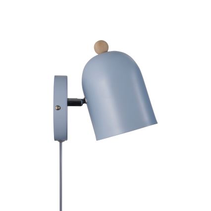 Nordlux - Stenski reflektor GASTON 1xE27/15W/230V modra