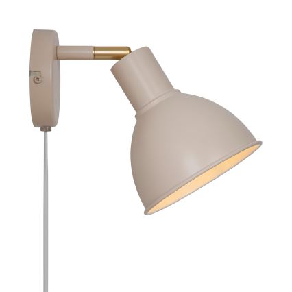 Nordlux - Stenski reflektor POP 1xE27/18W/230V bež