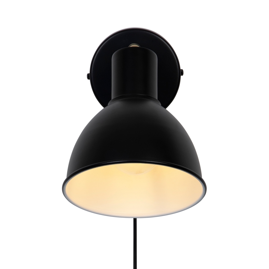 Nordlux - Stenski reflektor POP 1xE27/18W/230V črna/zlata