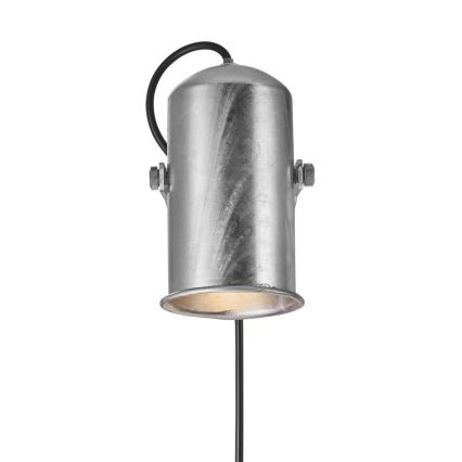 Nordlux - Stenski reflektor PORTER 1xE27/60W/230V mat krom