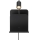 Nordlux - Stenski reflektor s polico in USB ROOMI 1xGU10/8W/230V črna