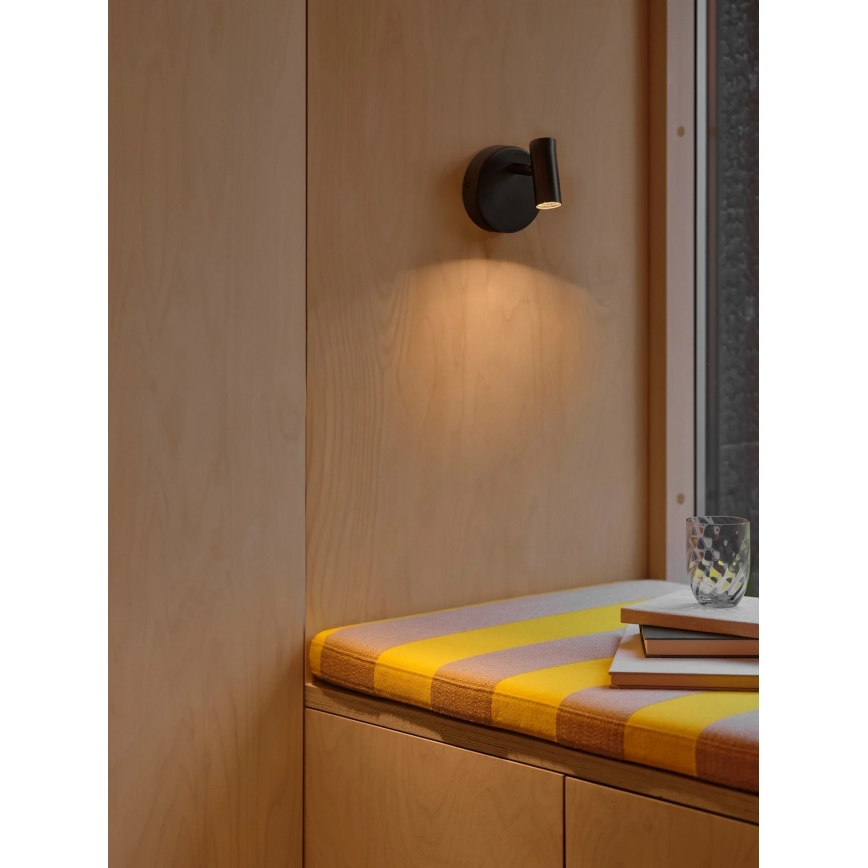 Nordlux - stensko LED točkovno svetilo OMARI LED/3,2W/230V črno