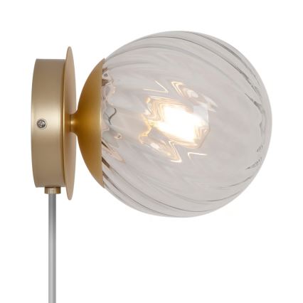 Nordlux - Stensko svetilo CHISELL 1xE14/25W/230V medenina