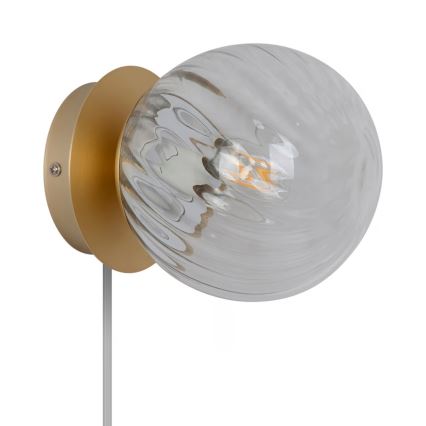 Nordlux - Stensko svetilo CHISELL 1xE14/25W/230V medenina