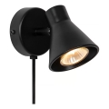 Nordlux - Stensko svetilo EIK 1xGU10/35W/230V črno