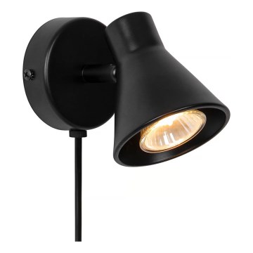 Nordlux - Stensko svetilo EIK 1xGU10/35W/230V črno