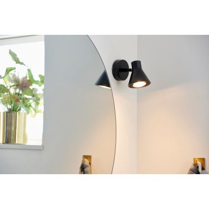 Nordlux - Stensko svetilo EIK 1xGU10/35W/230V črno