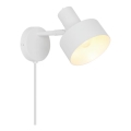 Nordlux - Stensko svetilo MATIS 1xE27/15W/230V bela