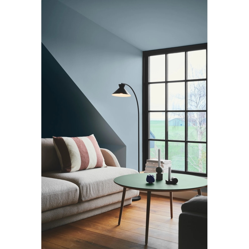 Nordlux - Stoječa svetilka DIAL 1xE27/10W/230V črna 150 cm