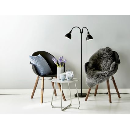 Nordlux - Stoječa svetilka RAY 2xE14/25W/230V črna