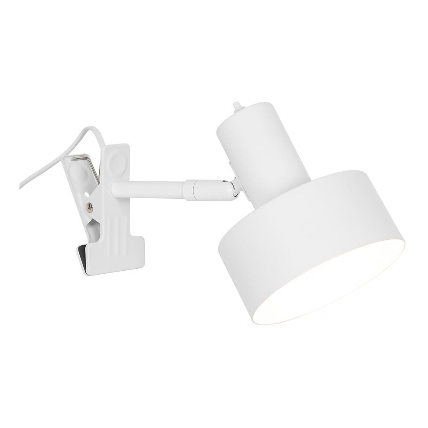 Nordlux - Svetilka s sponko MATIS 1xE27/15W/230V bela