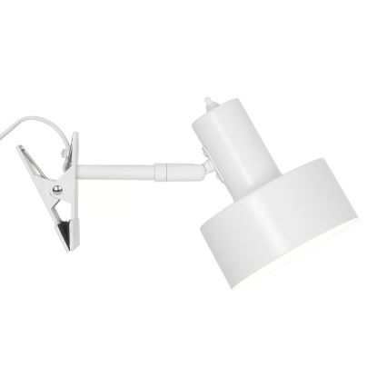 Nordlux - Svetilka s sponko MATIS 1xE27/15W/230V bela