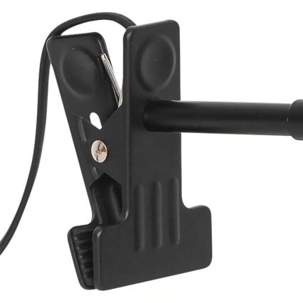 Nordlux - Svetilka s sponko MATIS 1xE27/15W/230V črna