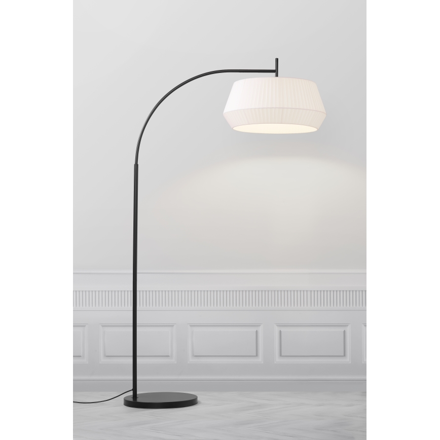 Nordlux - Talna svetilka DICTE 1xE27/60W/230V črna/bela
