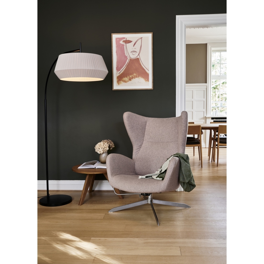 Nordlux - Talna svetilka DICTE 1xE27/60W/230V črna/bež