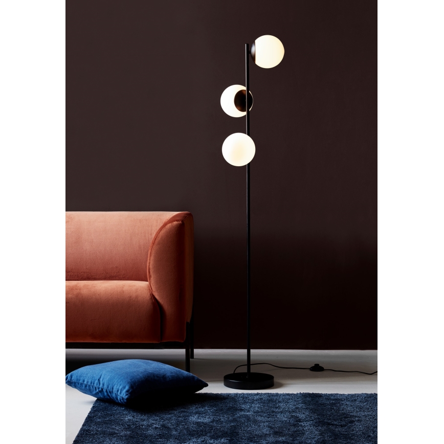 Nordlux - Talna svetilka LILLY 3xE14/25W/230V črna
