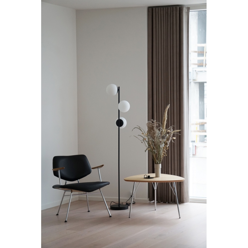 Nordlux - Talna svetilka LILLY 3xE14/25W/230V črna