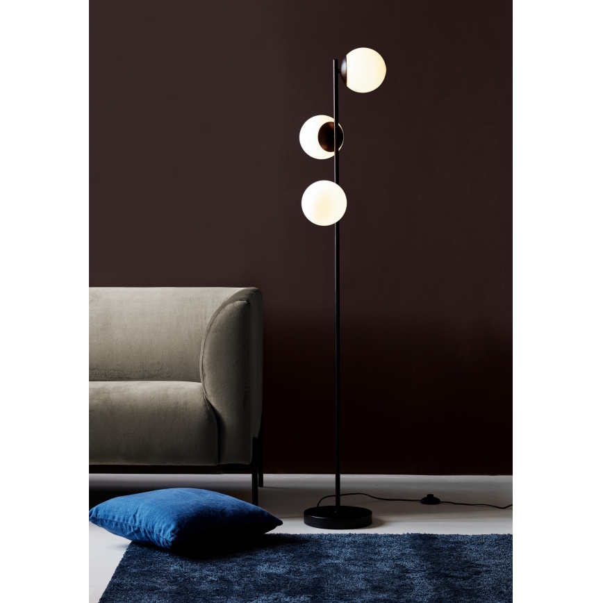 Nordlux - Talna svetilka LILLY 3xE14/25W/230V črna