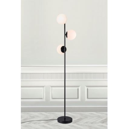 Nordlux - Talna svetilka LILLY 3xE14/25W/230V črna
