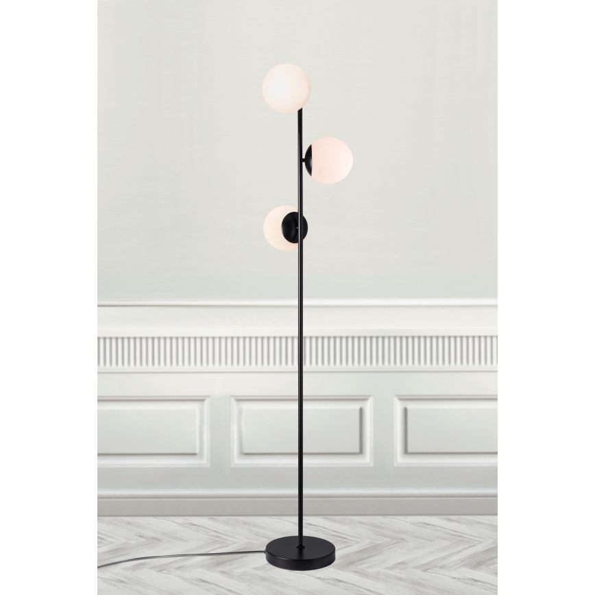 Nordlux - Talna svetilka LILLY 3xE14/25W/230V črna
