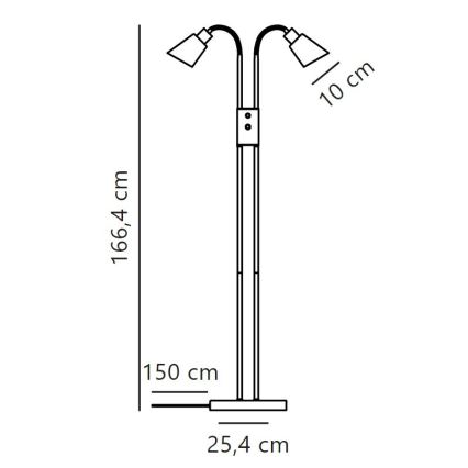 Nordlux - Talna svetilka MOLLI 2xE14/25W/230V