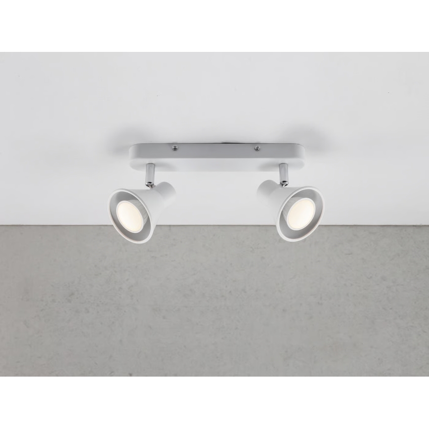 Nordlux - Usmerjena svetilka EIK 2xGU10/35W/230V, bela