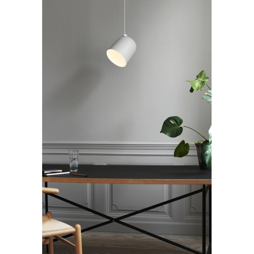 Nordlux - Viseča svetilka ANGLE 1xE27/25W/230V, bela