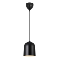 Nordlux - viseča svetilka ANGLE na kablu 1xE27/25W/230V, črna
