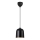 Nordlux - viseča svetilka ANGLE na kablu 1xE27/25W/230V, črna