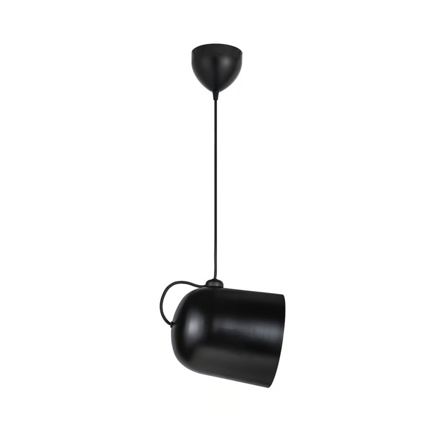 Nordlux - viseča svetilka ANGLE na kablu 1xE27/25W/230V, črna