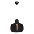 Nordlux - Viseča svetilka HAZO na kablu 1xE27/60W/230V črna