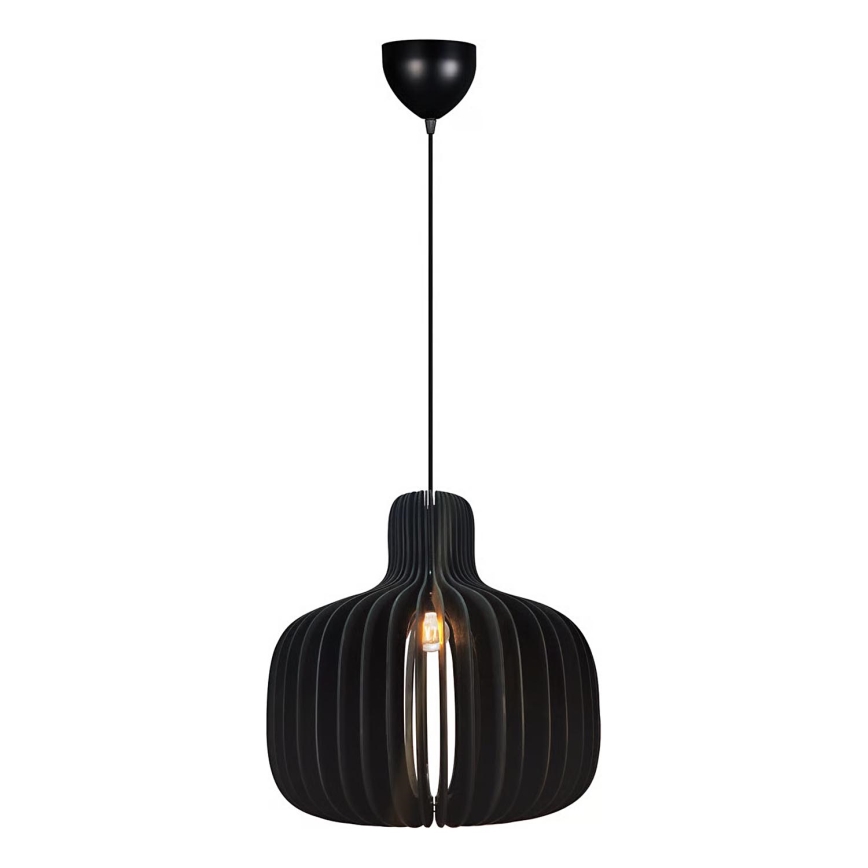 Nordlux - Viseča svetilka HAZO na kablu 1xE27/60W/230V črna