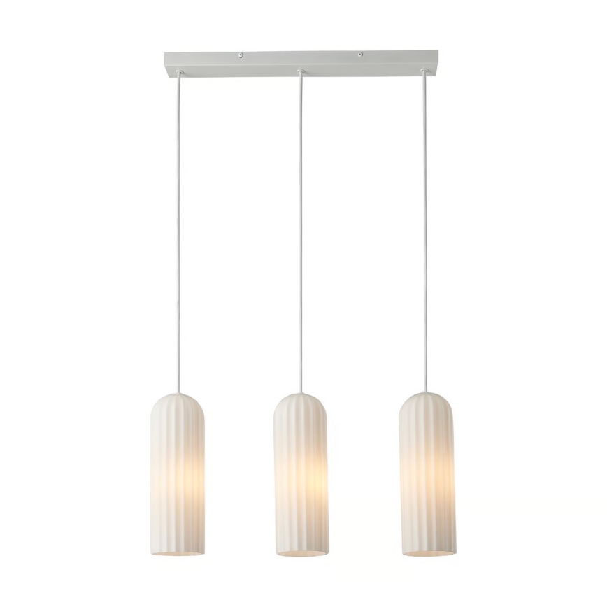 Nordlux - Viseča svetilka na kabel MIELLA 3xE27/25W/230V bela