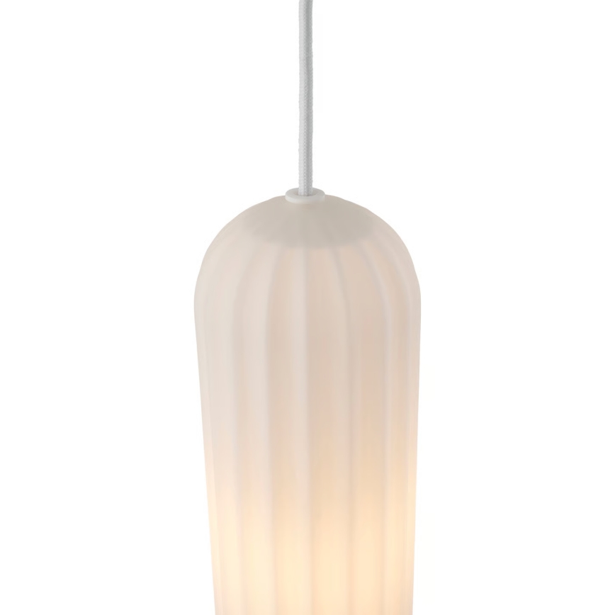 Nordlux - Viseča svetilka na kabel MIELLA 3xE27/25W/230V bela