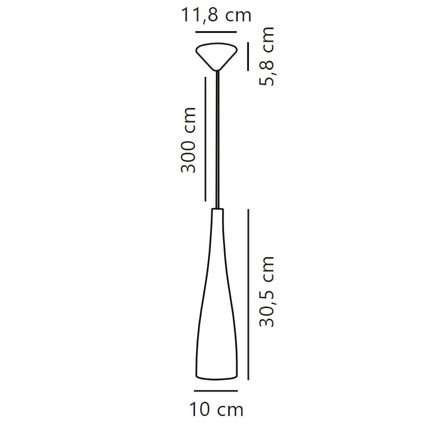 Nordlux - Viseča svetilka na kablu EMBLA 1xE27/40W/230V dimna/črna
