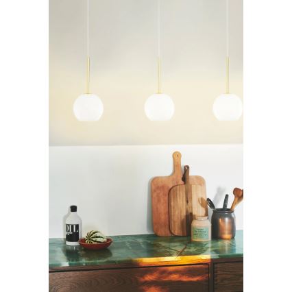 Nordlux - Viseča svetilka na kablu FRANCA 1xE14/40W/230V bela
