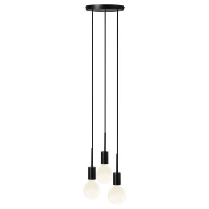 Nordlux - viseča svetilka na kablu PACO 3xE27/25W/230V, črna