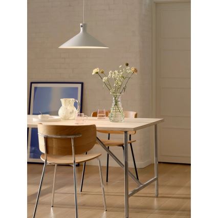 Nordlux - Viseča svetilka na vrvici DORINA 1xE27/60W/230V bela