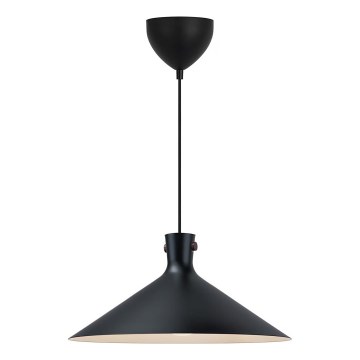 Nordlux - Viseča svetilka na vrvici DORINA 1xE27/60W/230V črna