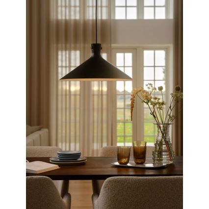 Nordlux - Viseča svetilka na vrvici DORINA 1xE27/60W/230V črna